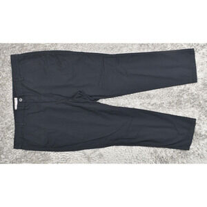 A-Frame Men's Size 42x30 Chino Black Cotton Stretch Waist Tactitcal
